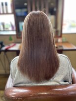 ヘアー キューブ フィール 都町店(hair cube feel)&nbsp;ピンクベージュ