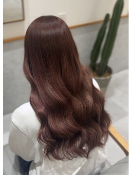 レンジヘアー(lange hair) ピンクブラウン【鈴鹿/四日市/津/ストレート/ブリーチ】