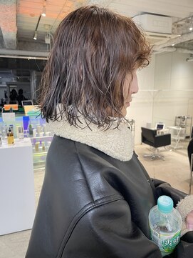 エニイ(ANY) 小顔/ココアベージュ/黒髪/オリーブグレー/【千葉/パーマ】