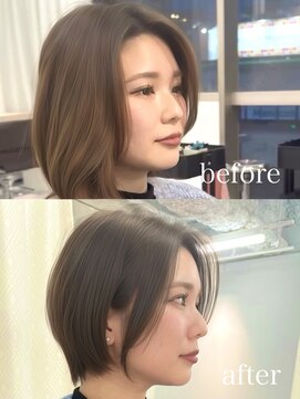 エルヘアメゾン(el. hair maison) ショートボブ静岡ショート静岡ショートボブレイヤーボブ韓国ボブ