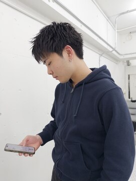 ウェルネス(Wellness) メンズ/スパイキーショート/眉毛