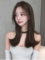 レア 銀座(Le'a)&nbsp;レイヤーカットハイレイヤー顔周りカット韓国風レイヤー髪質改善