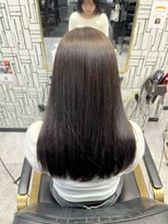 アローズ 沖縄店(arose)&nbsp;ワンカラー　ダークブラウンロングスタイル