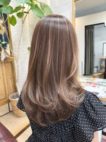 シアン(CYAN)&nbsp;レイヤーカット・マロンベージュ