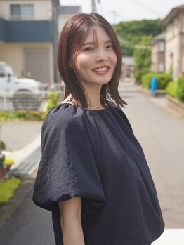 Frankの写真/「暗くしたいけれど重い印象になるのはイヤ」を解決◇透け感とツヤを両立した似合わせカラーをご提案★