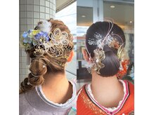 マリーインターナショナル 浦添店(MARIE INTERNATIONAL)の雰囲気（成人式の受け付中（事前打合わせ込）Telでのご予約になります♪）