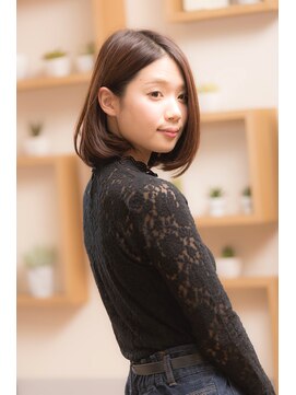 グラスヘア(Grous hair) 【Grous Hair 錦糸町】☆HAPPYミディアムボブ♪ 1