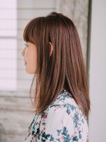 オートクチュールランコントレ(Haute Couture Rencontrer) 切りっぱなしナチュラルロングスタイル