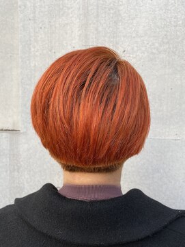 アイス(ice) アプリコットオレンジ/ボーイッシュ女子/刈り上げ/メンズライク