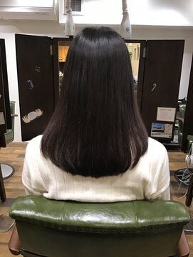 美容室 エス 加賀野店(es) ツヤさらミディアム