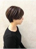 大人かわいい簡単スタイリング、ハンサムショート☆