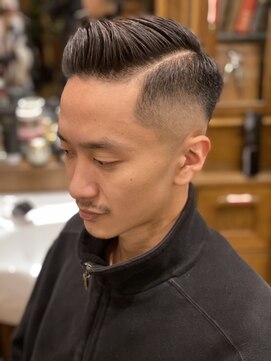 ヒロギンザバーバーショップ 神楽坂店(HIRO GINZA BARBER SHOP) パートスタイル スキンフェード