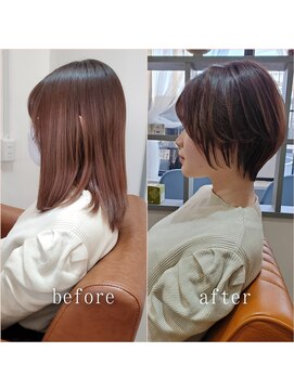 アイル(I'll) 【Hair Make I`ll 奈良】　ビフォーアフター