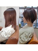 【Hair Make I`ll 奈良】 ビフォーアフター