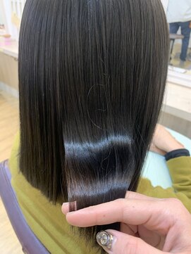 フラット 千葉(Flat.) カット×赤味ゼロカラー×酸熱トリートメント