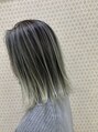 アーチフォーヘアー(a rch for hair) ホワイトバレヤージュ×切りっぱなしボブ♪