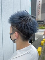 カラリア(COLORIA)&nbsp;【ジェットモヒカン】大人気のコバルトブルー×ジェットモヒカン