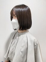 シェノン 西梅田(CHAINON)&nbsp;似合わせカット/グレーベージュ/デザインカラー/ボブ/透明感