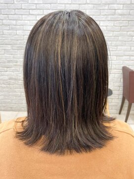 グランシュ 青葉台店(GranCieux) 外ハネ切りっぱなしボブ