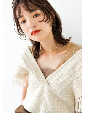 フェリア ファム 桃山台(FERIA fam) くびれヘア/ミディアム/メルティブラウン/イルミナカラー