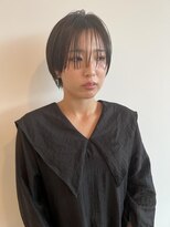 トップヘアーヒルズ 安城(TOP HAIR HILLS) 顔まわりからおしゃれに前髪フラットなショート