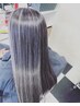 【新規】ブリーチカラー＋52cmシールエクステ80枚　￥40400→￥32960