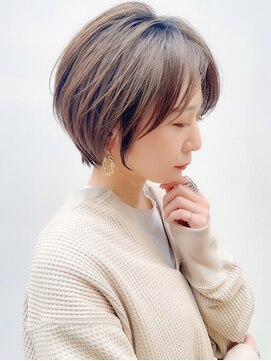 ロンド 銀座(Lond) 【銀座◇成田】ヘルシースタイショコラアッシュ丸みショートボブ