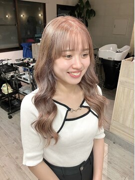 コワファーストナガサキシャンプーボーイ(COIFF1RST NAGASAKI SHAMPOO BOY) 韓国ヘア ミルクティーベージュ