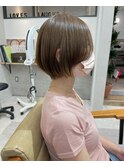 脱白髪染めショート