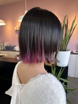 アヴァンス 北花田店(AVANCE)&nbsp;＊艶々ボブ/インナーカラー/パープルピンク