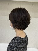 くせ毛活かし◎ショートボブ