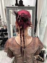 セット アンド バイ ルゥーダ 品川駅前店(SET and..by Rouxda.)&nbsp;アップアレンジ