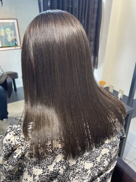 美容室イサ 伏見店(ISA) 艶髪オリーブグレージュ