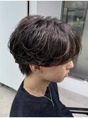 シャドウパーマスパイラルパーマメンズウルフパーマ波巻きパーマ