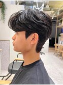 ◯ダウンパーマ×韓国スタイル　ジェントルショート◯