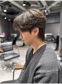 NEXTNEO石井/センターパートウルフメンズカット静岡