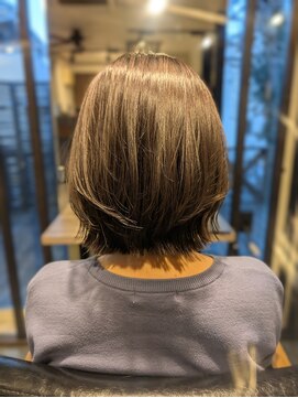 イコウヘアデザイン(icou hair design) くびれボブ×インナーカラー