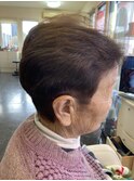 白髪染め＋残留薬剤除去＋カット