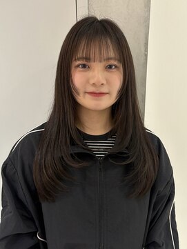 ヨーク(YOKE) 【YOKE】姫レイヤーワイドバング顔周りレイヤーレイヤーロング