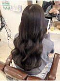 ココアブラウン＋韓国風艶巻き