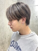 メンズローライトカラーハイライトカラーデザインカラー韓国ヘア