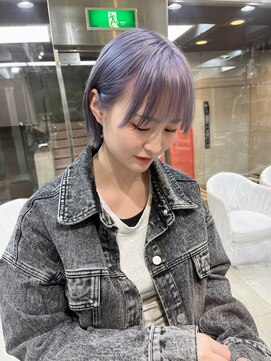 オブヘアージユウガオカ(Of HAIR Jiyugaoka) 【ボブ+ハイトーンカラー】