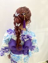 ヘイルジューシー(hail JUICY)&nbsp;浴衣/ヘアセット/編み下ろし