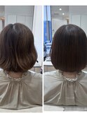 柔らかい自然な仕上がりなら酸性ストレートで♪