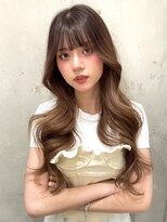 ロンドルピナス 小倉(Lond Lupinus)&nbsp;黒髪カタログ/オリーブグレー/ココアベージュ/小顔に見せるヘア