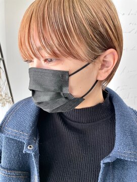 ジュベ 別府店(juve.) 別府ショートボブ顔まわりレイヤーカット髪質改善カラー30代