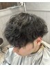 【堤 萌限定】メンズカット+波巻きorプードルパーマ¥8000
