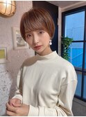 ♪チャコールグレー/オリーブグレー/ショートボブ/前髪/小顔８