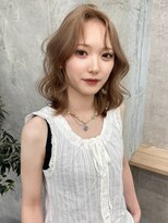 アロ 大阪梅田(alo)&nbsp;【momoa】ミルクティーベージュ《ブリーチ/大阪梅田》