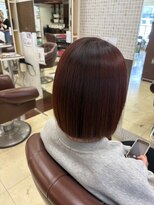 ヘアースペースブルーム ヒーロー 園田店(HAIR SPACE BLOOM hero)&nbsp;【園田/ブリーチ無しカラー】レッドカラー